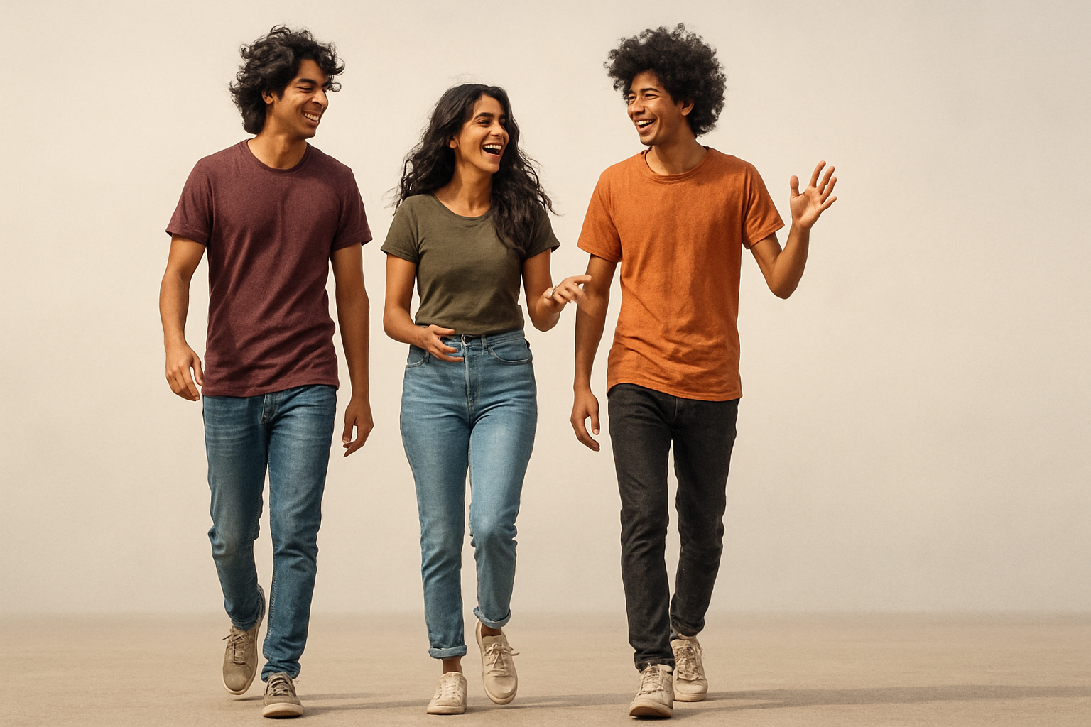 wide frame, till their feet to be visible
