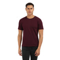 Regal Cranberry Crew T-Shirt – Premium Cotton | KIVOFA Luxury