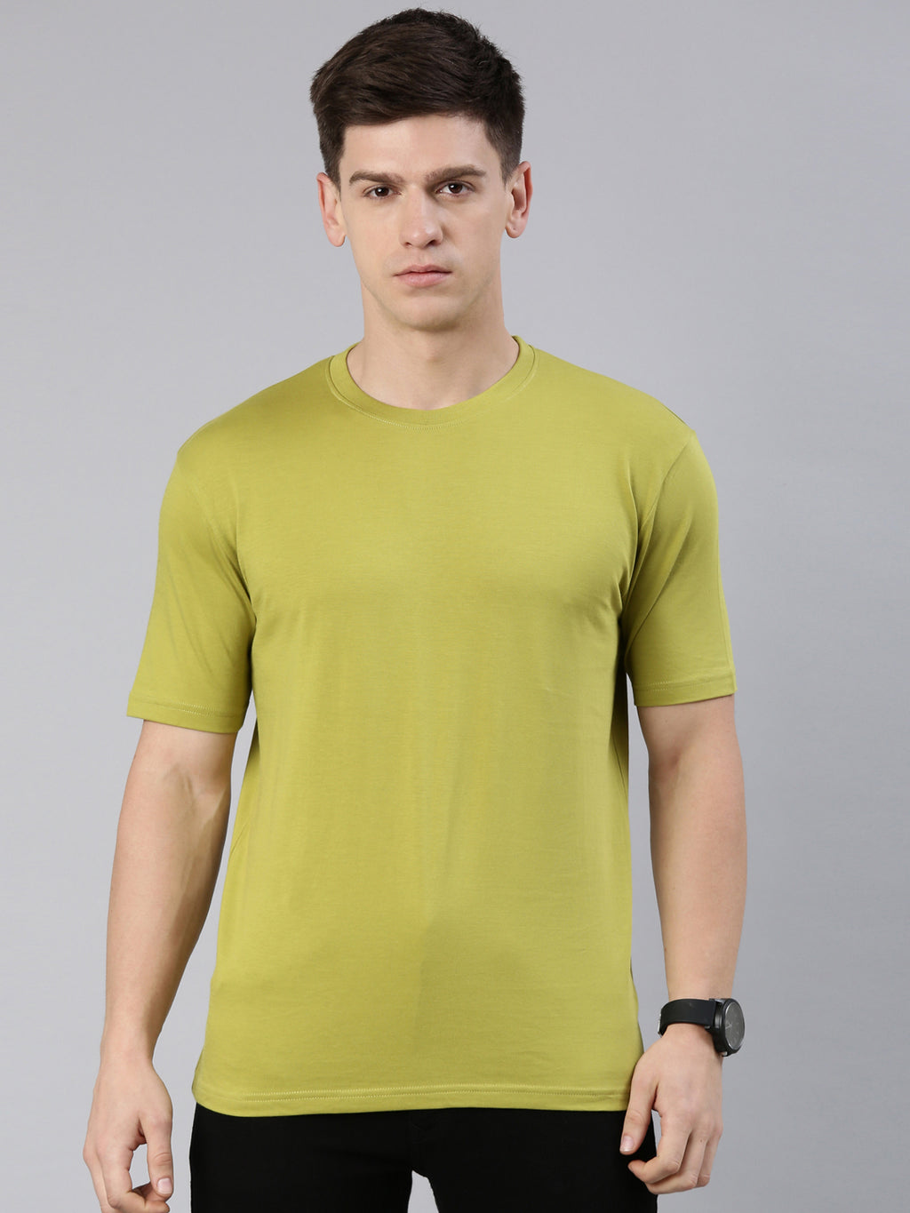 Kivofa Heritage Round Neck Lentil Sprout | Supima Cotton Luxury