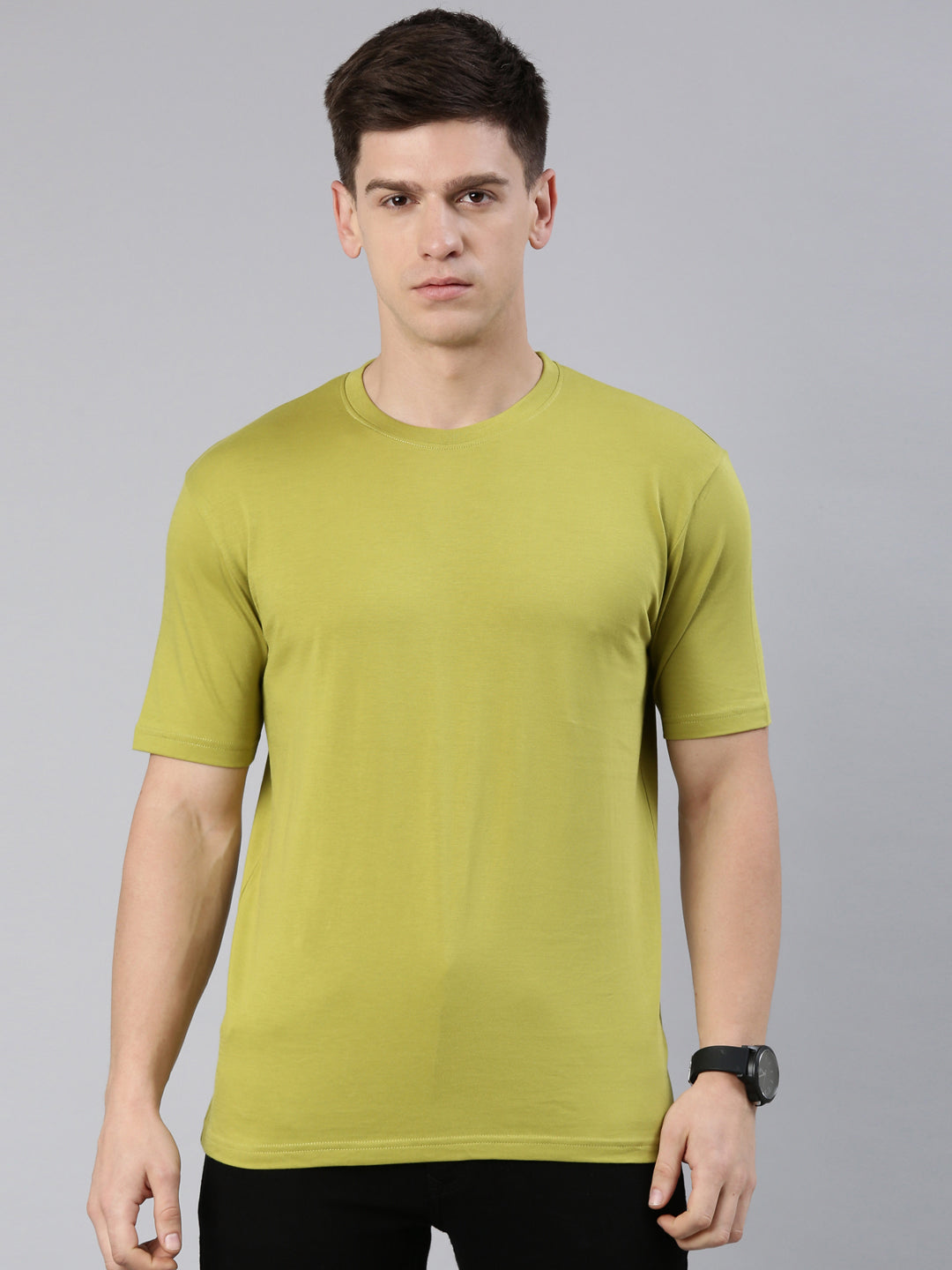 Kivofa Heritage Round Neck Lentil Sprout | Supima Cotton Luxury