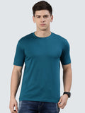 Supima Cotton T-Shirt for men-Crew Neck-Half Sleeve-Blue
