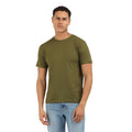 Prestige Earthy Olive Crew T-Shirt – Premium Cotton | KIVOFA Luxury