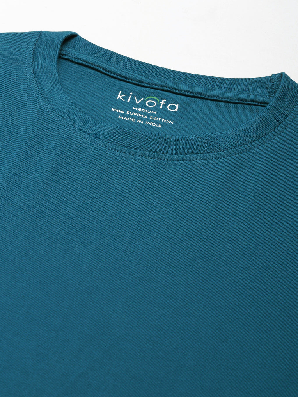 Kivofa Heritage Round Neck Ocean Depths | Supima Cotton Luxury