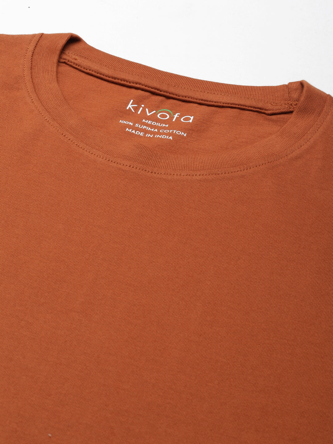 Kivofa Heritage Round Neck Rustic Earth Crew | Supima Cotton Luxury