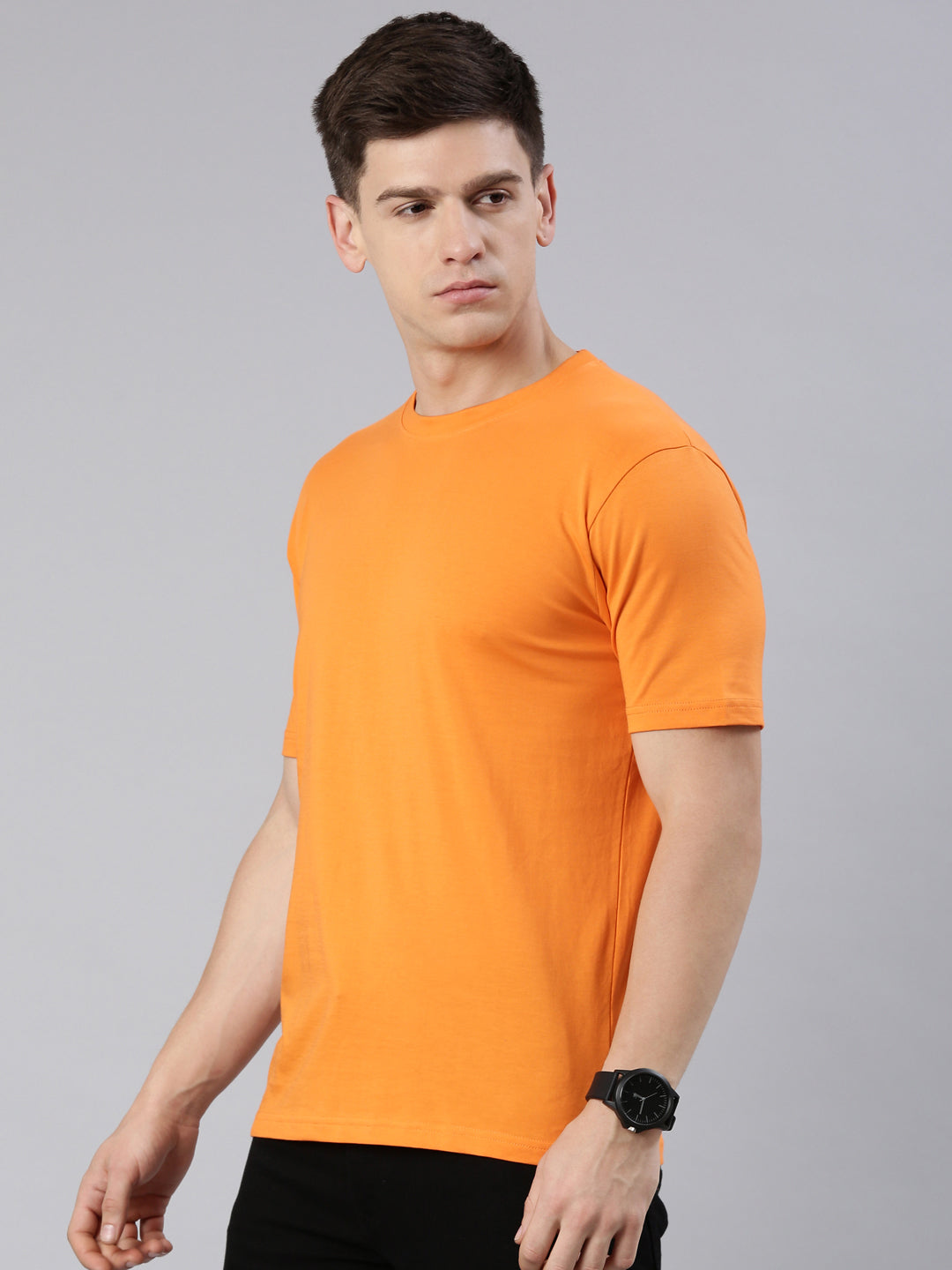 Kivofa Heritage Round Neck Radiant Sunburst | Supima Cotton Luxury