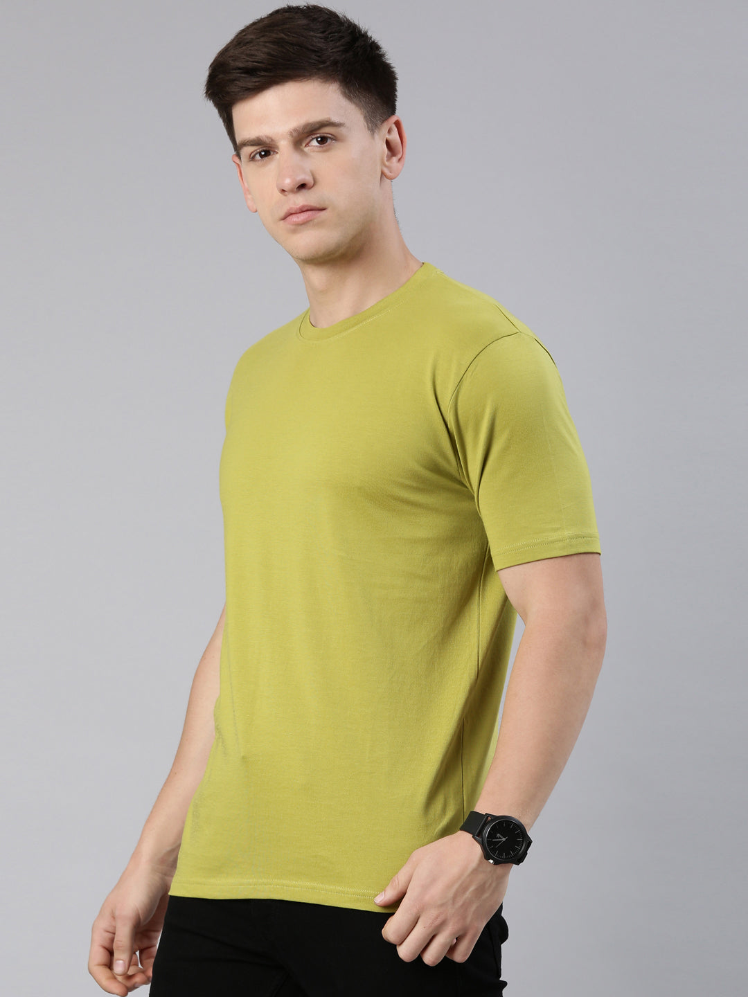 Kivofa Heritage Round Neck Lentil Sprout | Supima Cotton Luxury