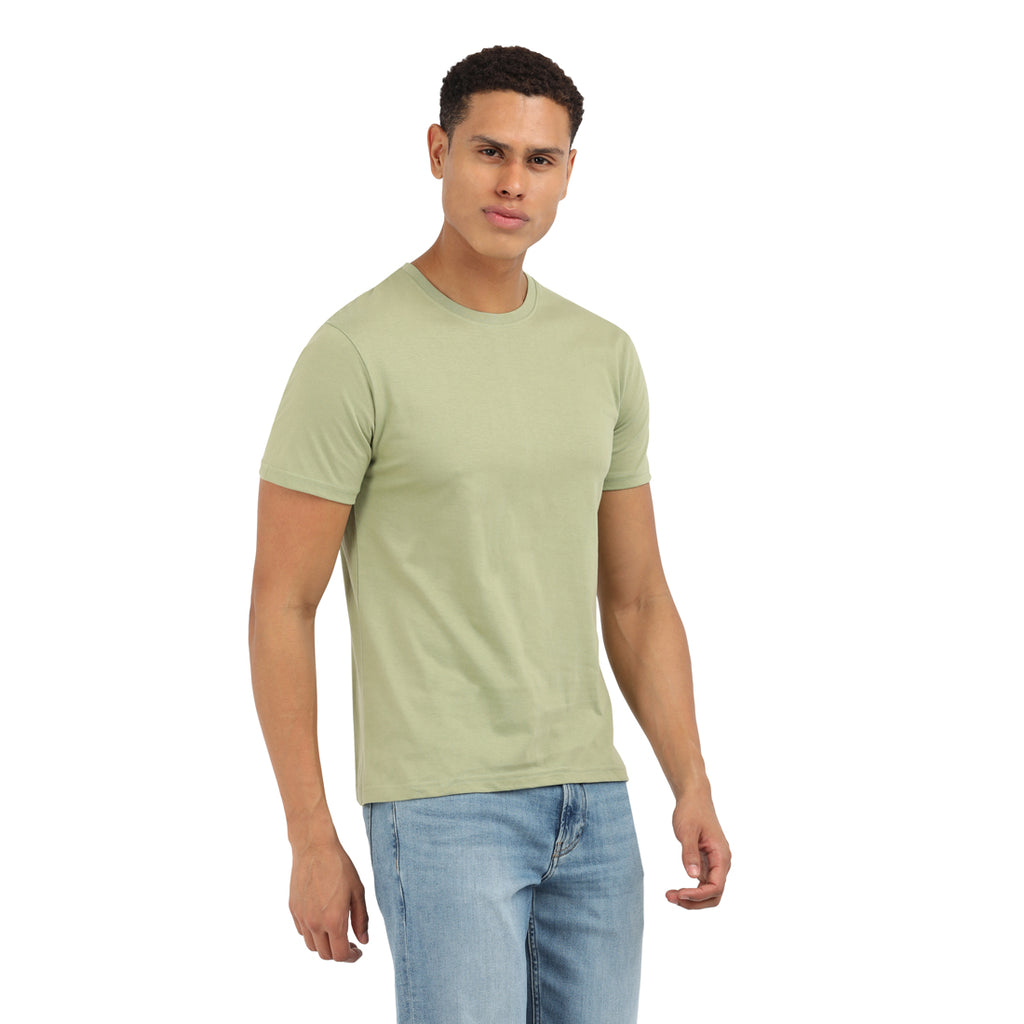 Elite Mint Sage Crew T-Shirt – Soft Premium Cotton | KIVOFA Luxury