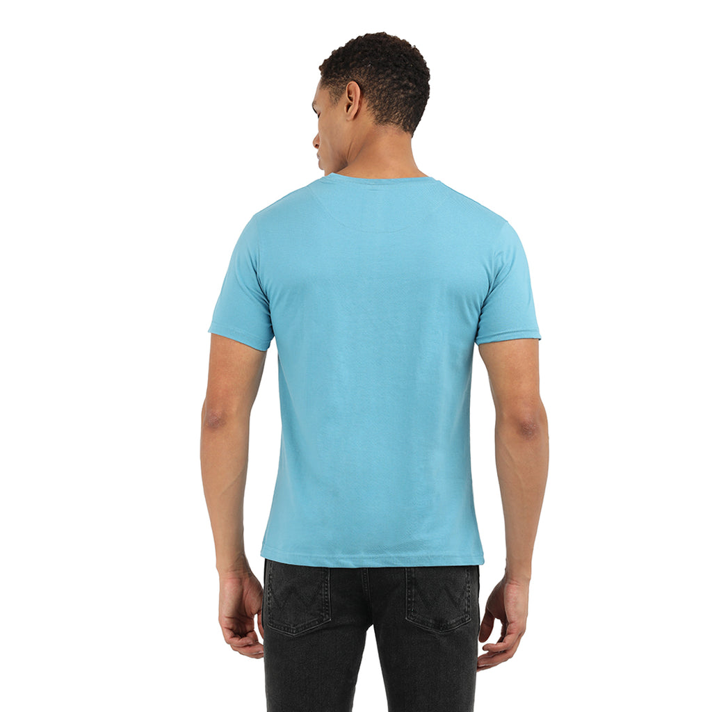Soft Cotton Supreme Norse Blue Crew T-Shirt – KIVOFA Luxury
