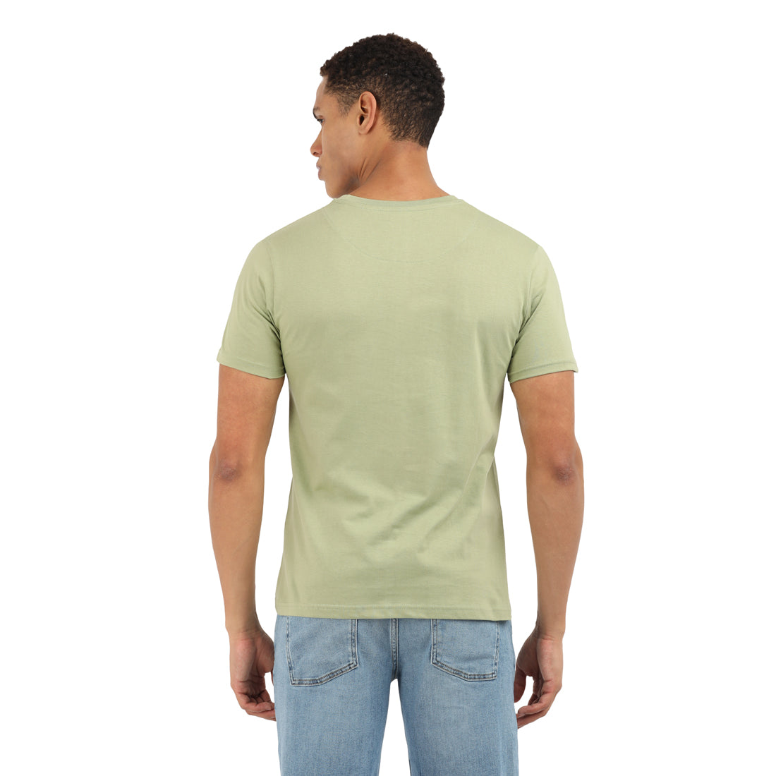 Elite Mint Sage Crew T-Shirt – Soft Premium Cotton | KIVOFA Luxury