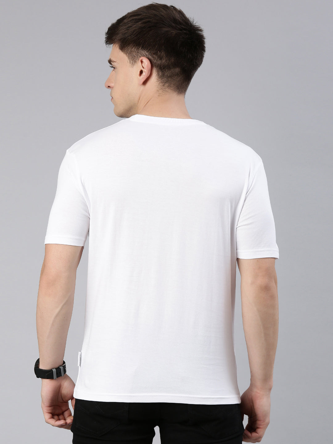 Kivofa Round Neck Elite Cloud White | Premium Supima Cotton