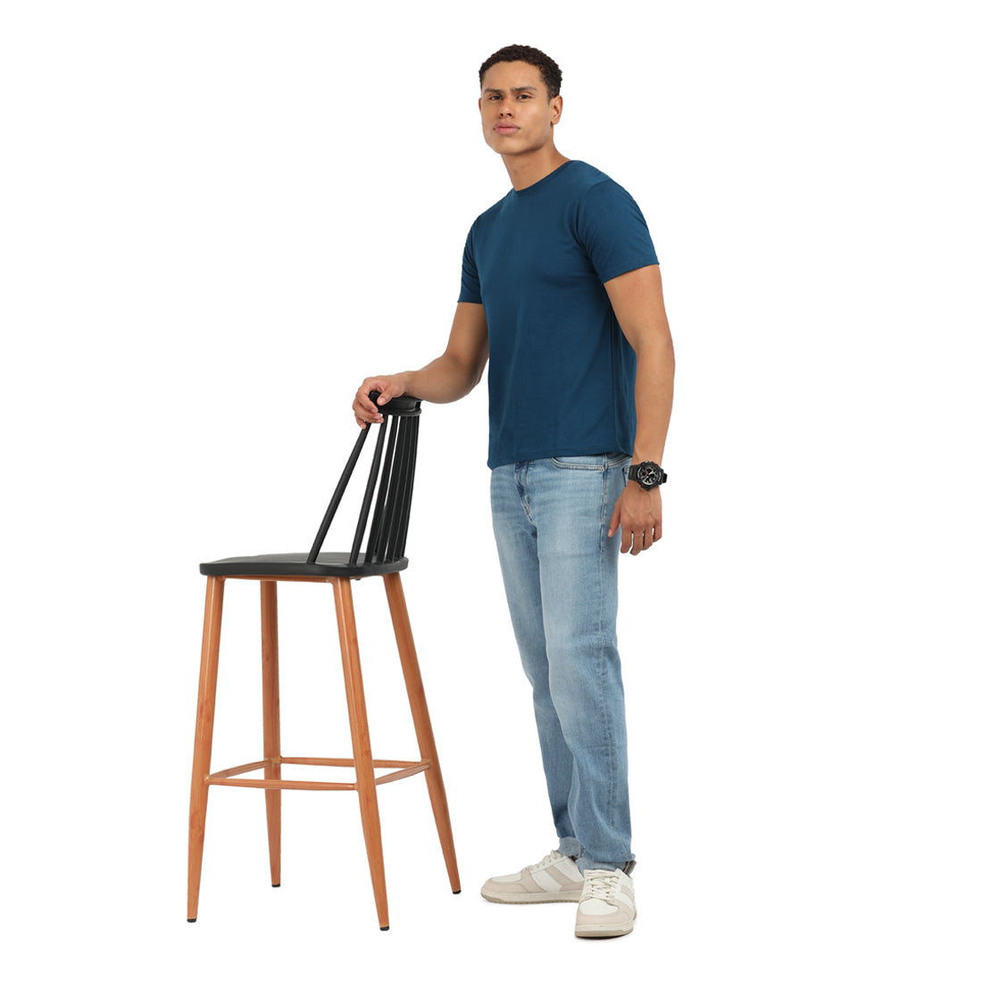 Prime Deep Crew T-Shirt – Premium Cotton | KIVOFA Luxury