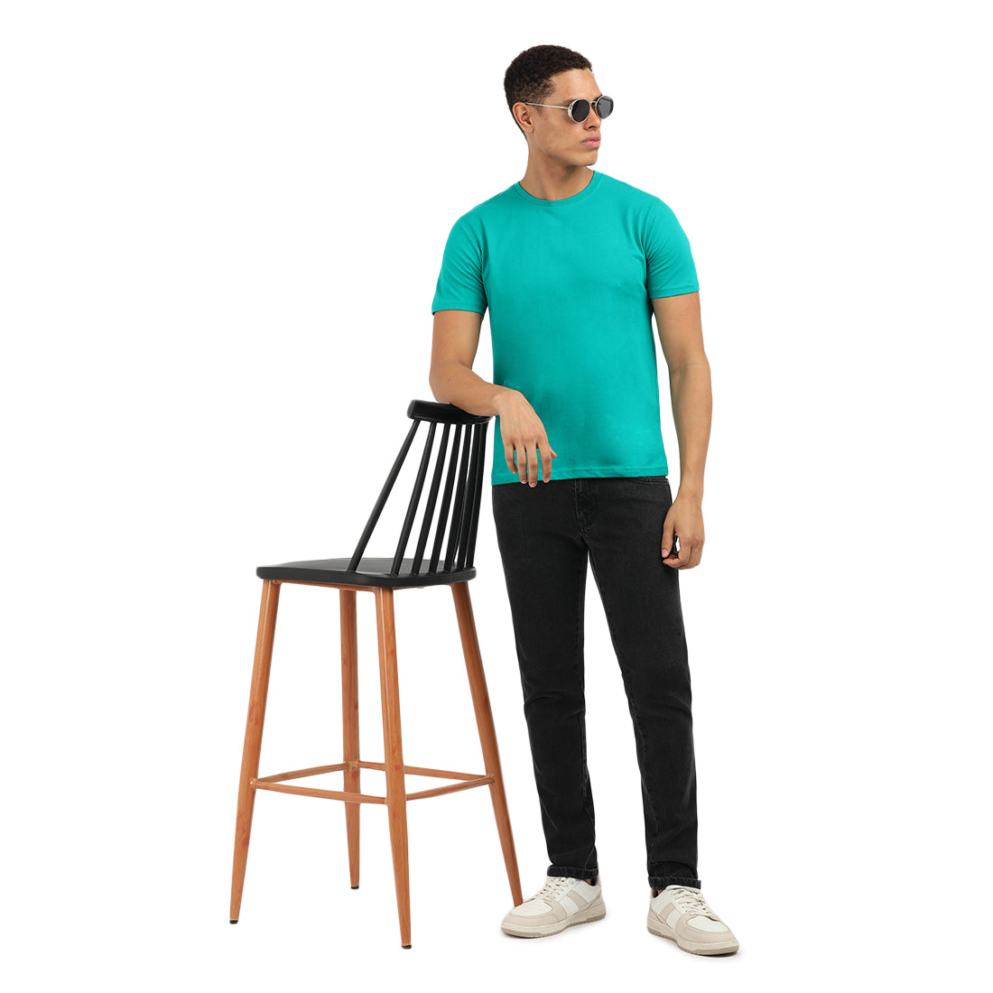 Exclusive Ramar Green Crew T-Shirt – KIVOFA