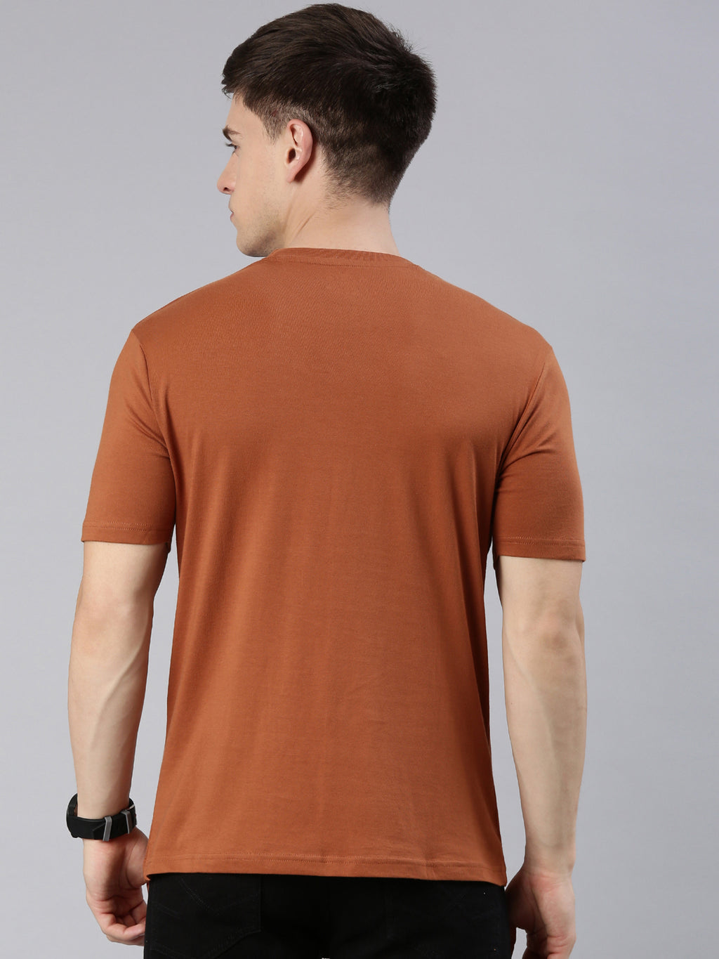 Kivofa Heritage Round Neck Rustic Earth Crew | Supima Cotton Luxury