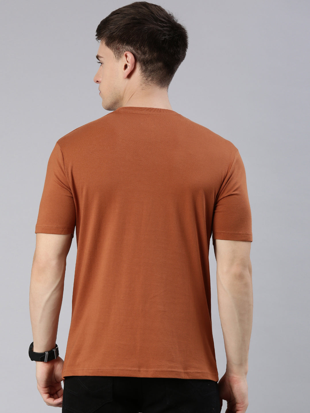Kivofa Heritage Round Neck Rustic Earth Crew | Supima Cotton Luxury