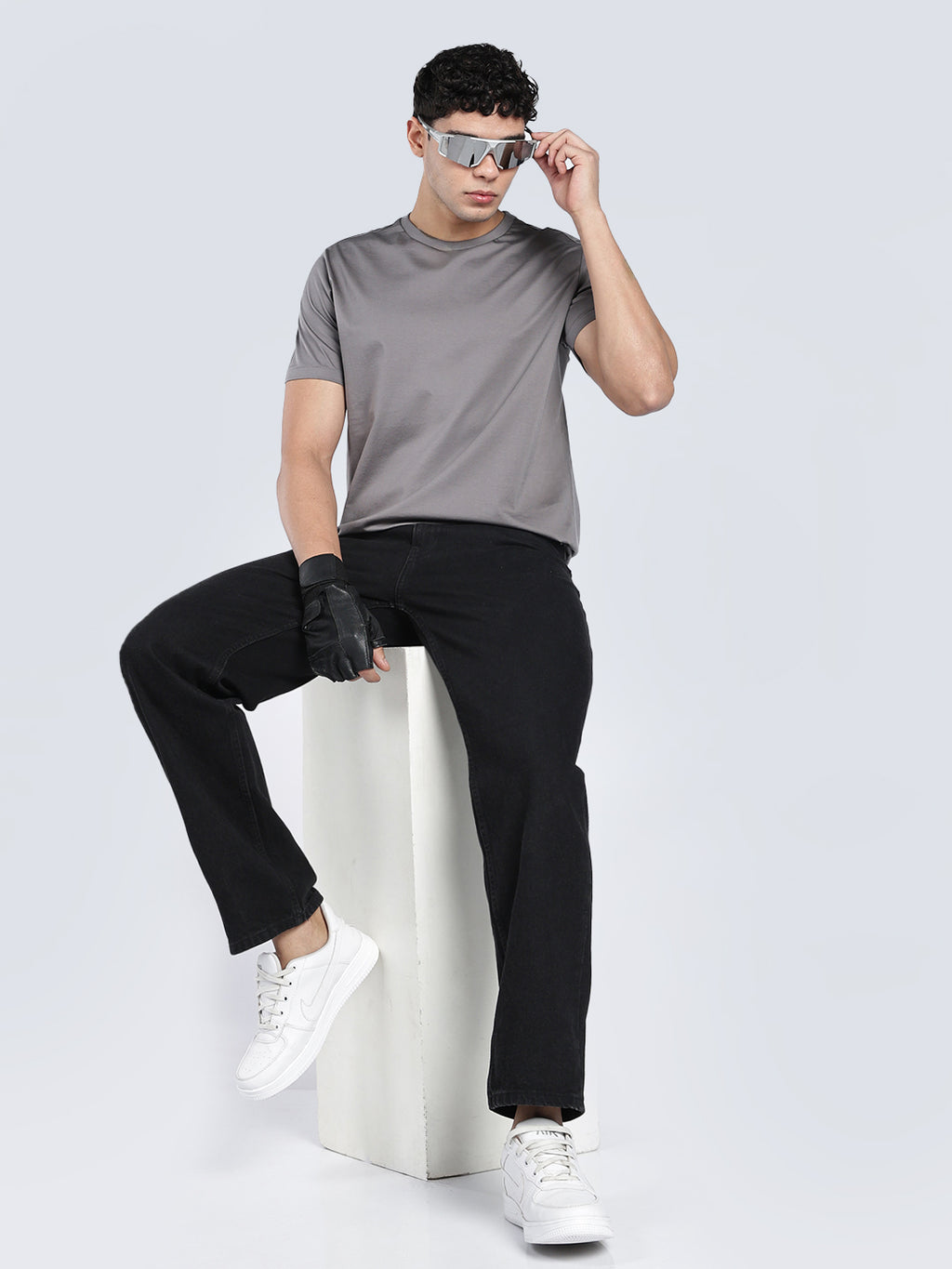 SUPIMA® Cotton T-Shirt Mercerized- Grey