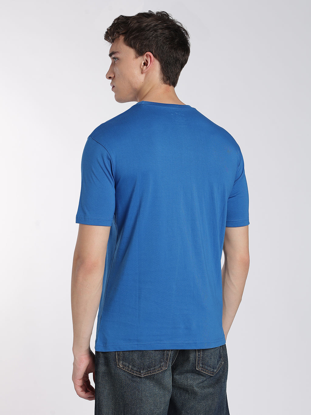 Supima Cotton Round Neck T-Shirt – Half Sleeve Comfort