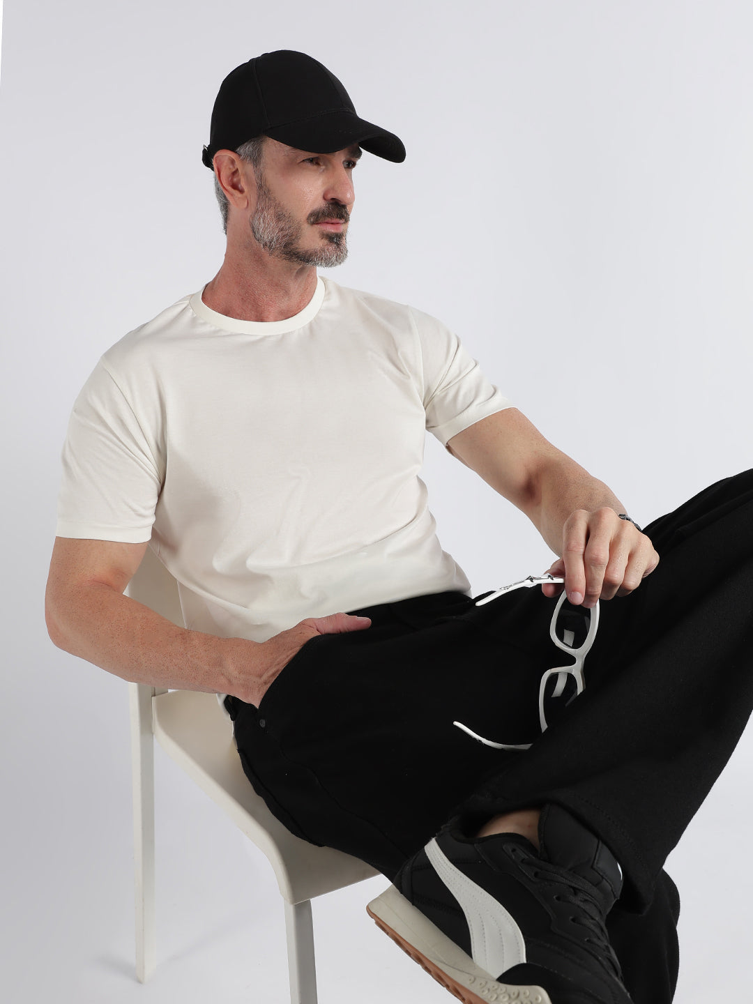 SUPIMA® Cotton T-Shirt Mercerized-White